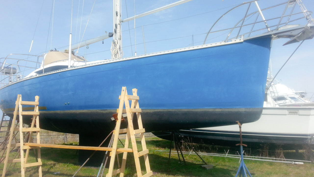 Maryland boat painter